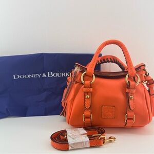 NWT Dooney & Bourke Nano Satchel – Salmon – Sold Out – Crossbody + Dust Bag